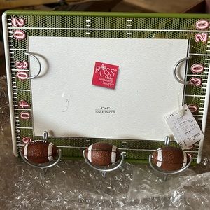 NWT Russ football picture frame